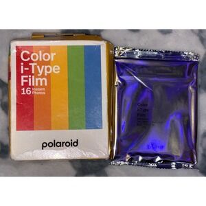 NEW Poloroid Instant Color i-Type Film, 16 Count